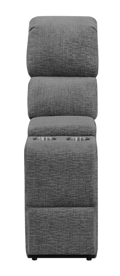 (image for) Bahrain Upholstered Console Charcoal