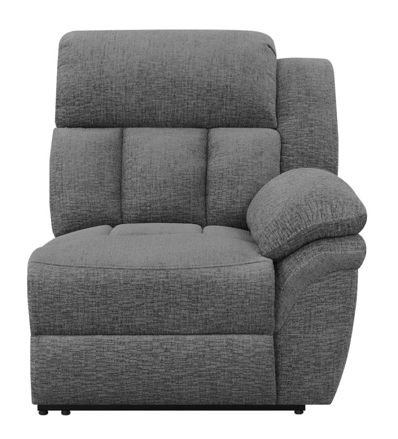 (image for) Bahrain Upholstered RAF Recliner Charcoal