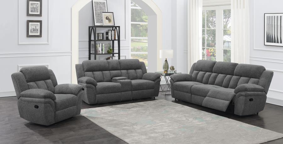 (image for) Bahrain Upholstered Motion Sofa Charcoal