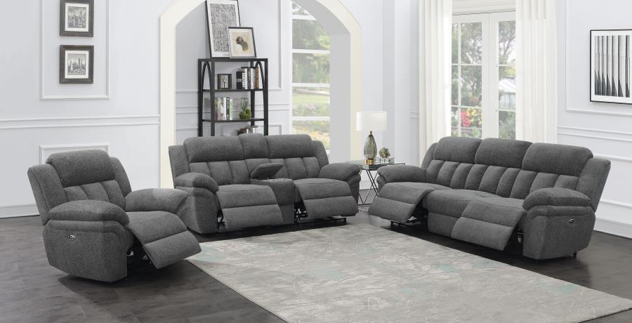 Modal Additional Images for Bahrain Upholstered Power Sofa Charcoal