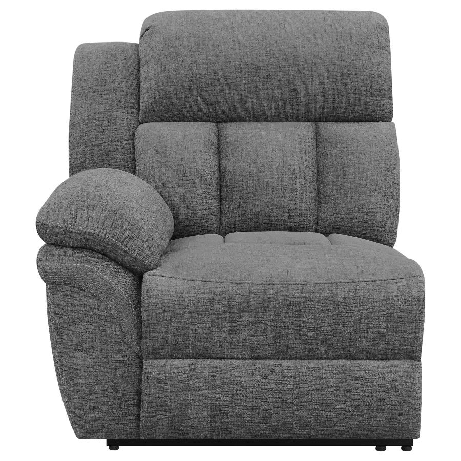 (image for) Bahrain Upholstered Motion Loveseat Charcoal