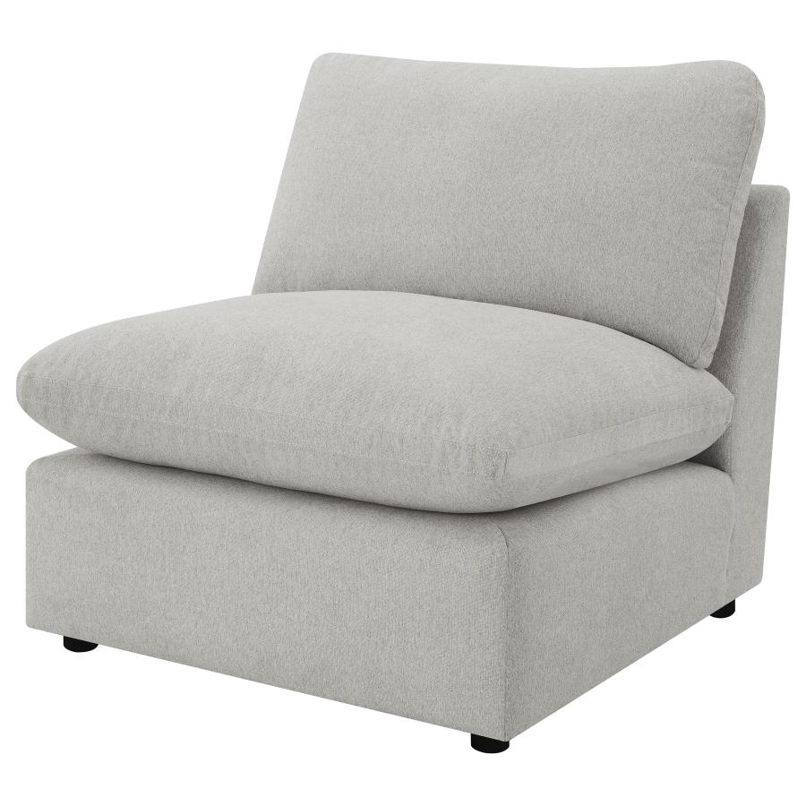 (image for) Collins Modular Armless Chair Grey