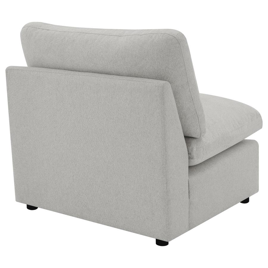 (image for) Collins Modular Armless Chair Grey