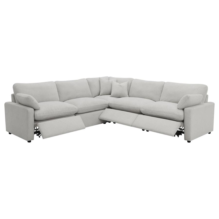 (image for) Collins Modular Power Reclining Sectional Sofa Set Grey