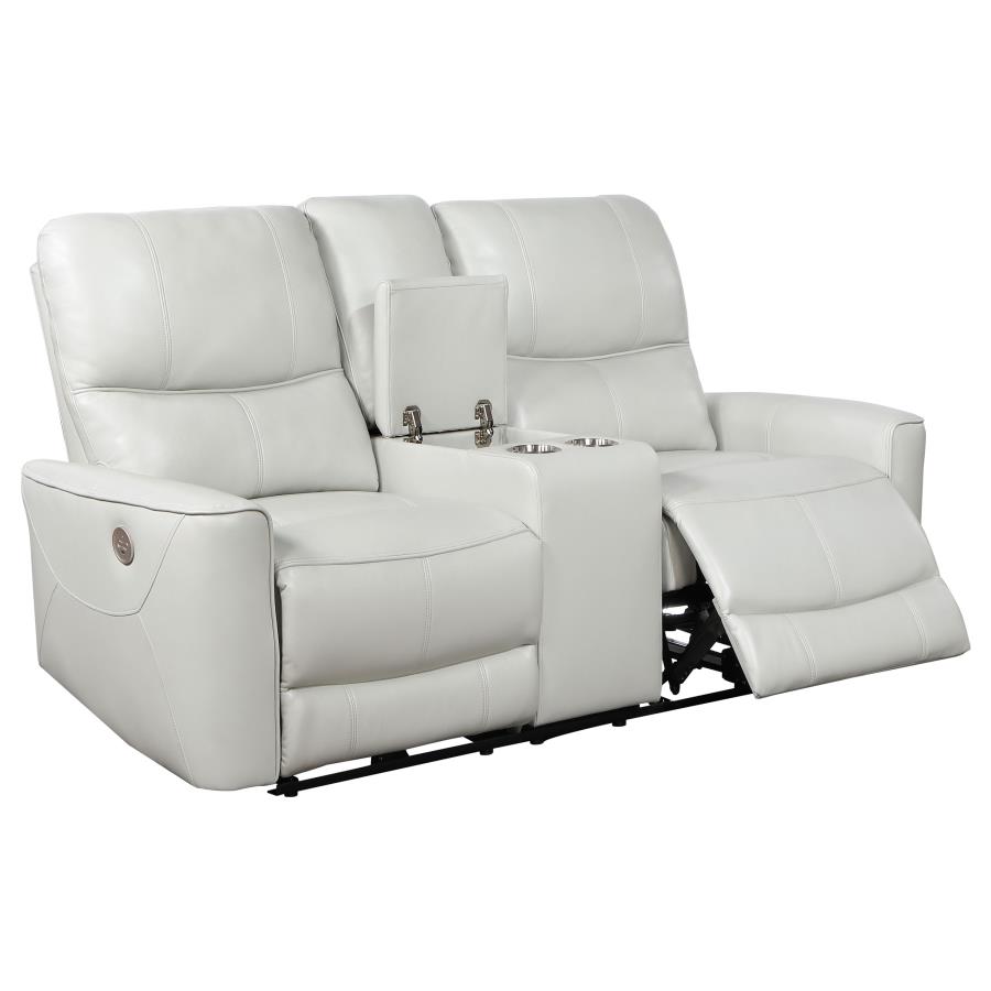 (image for) Greenfield 3-piece Power Reclining Sofa Set Ivory