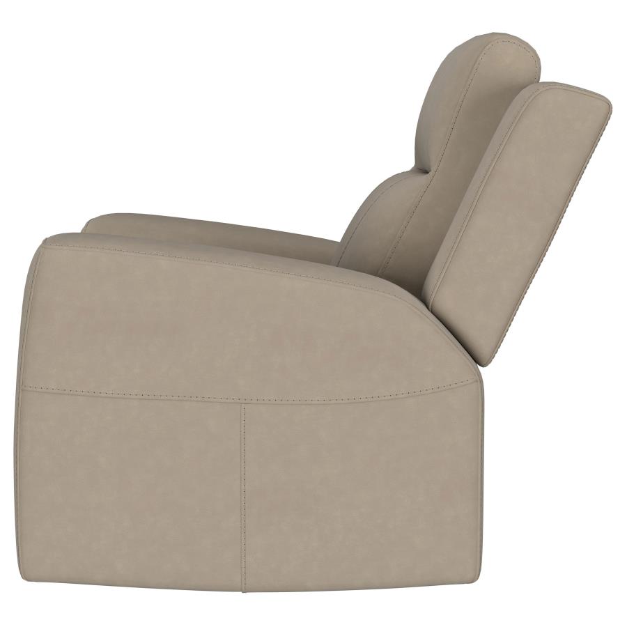 (image for) Brentwood Upholstered Recliner Chair Taupe