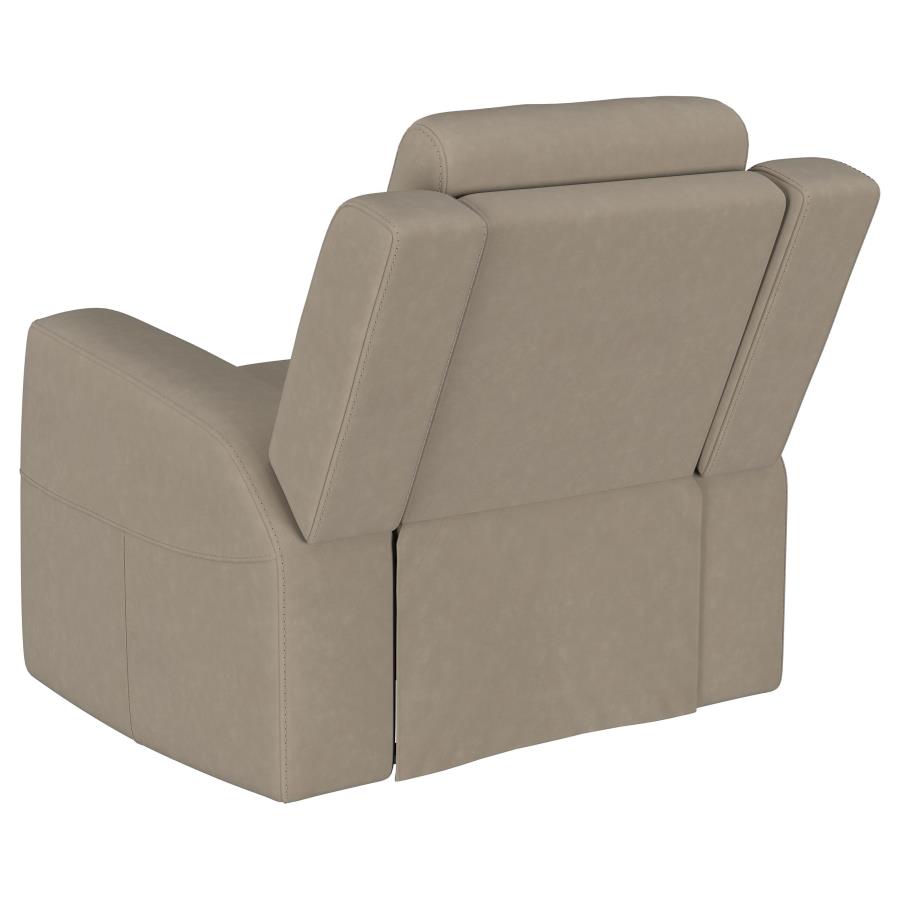 (image for) Brentwood Upholstered Recliner Chair Taupe