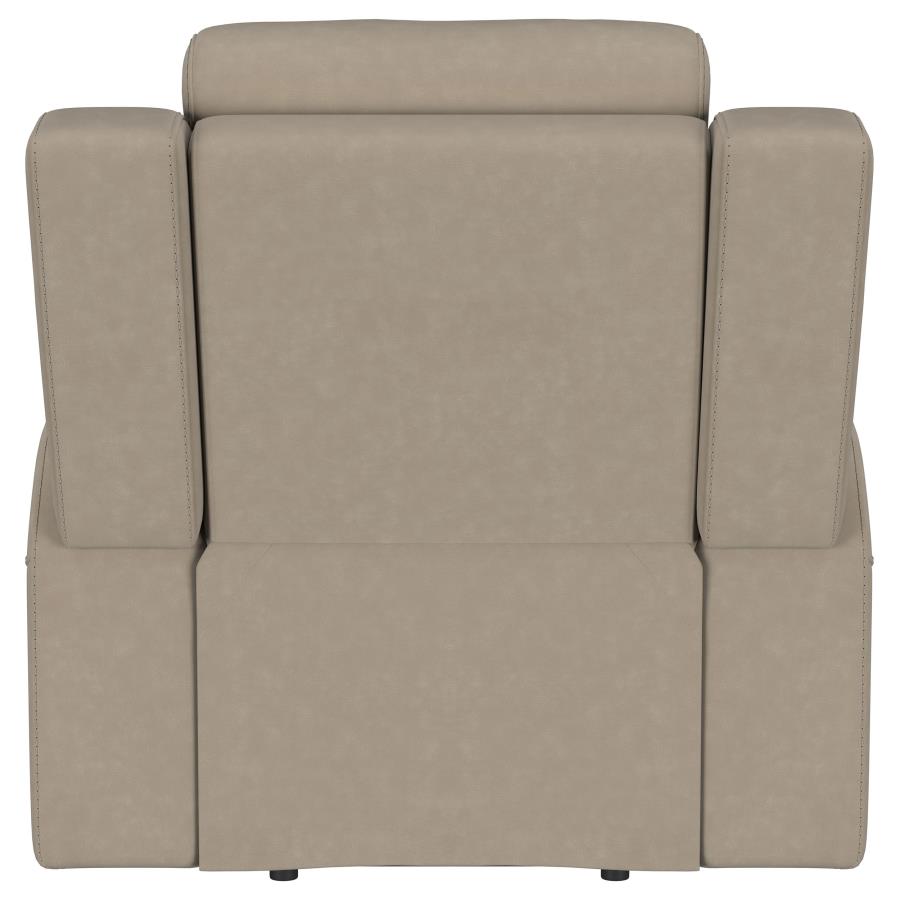 (image for) Brentwood Upholstered Recliner Chair Taupe