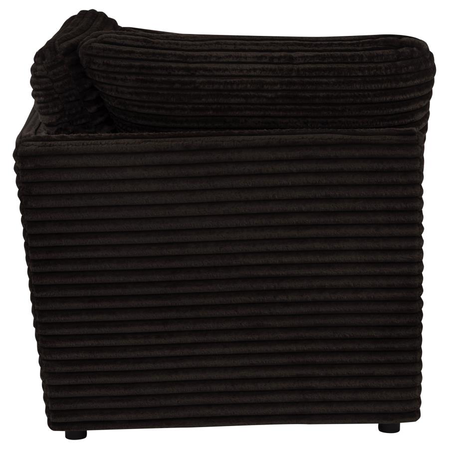 Collins Modular Corner Chair Chocolate Brown