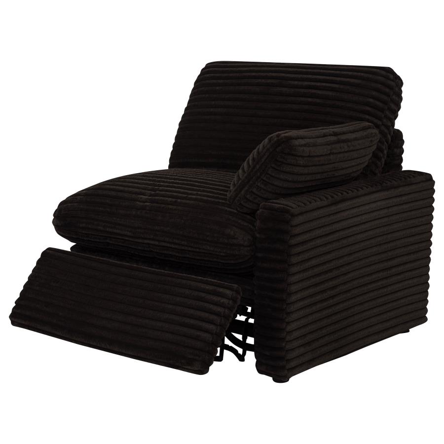 Collins 5-Piece Power Reclining Home Theater Seating Chocolate Brown