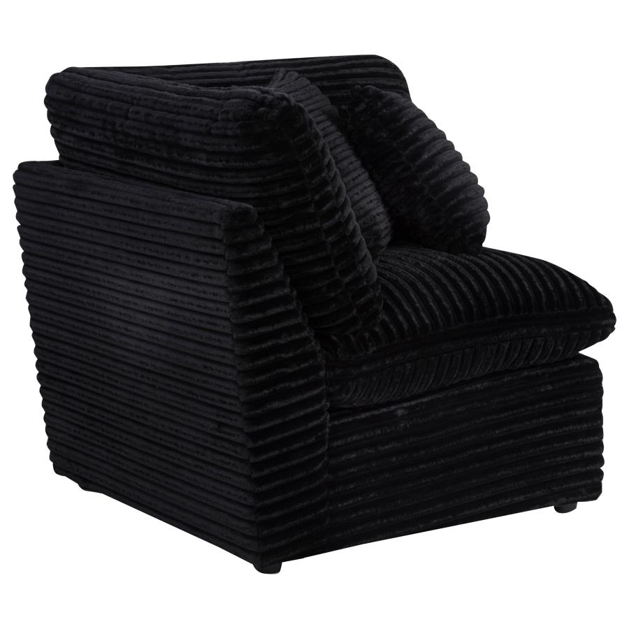 (image for) Collins Modular Corner Chair Black