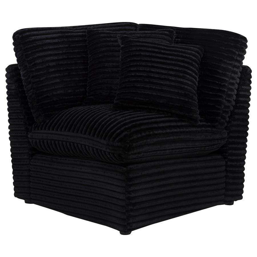 Collins Modular Corner Chair Black