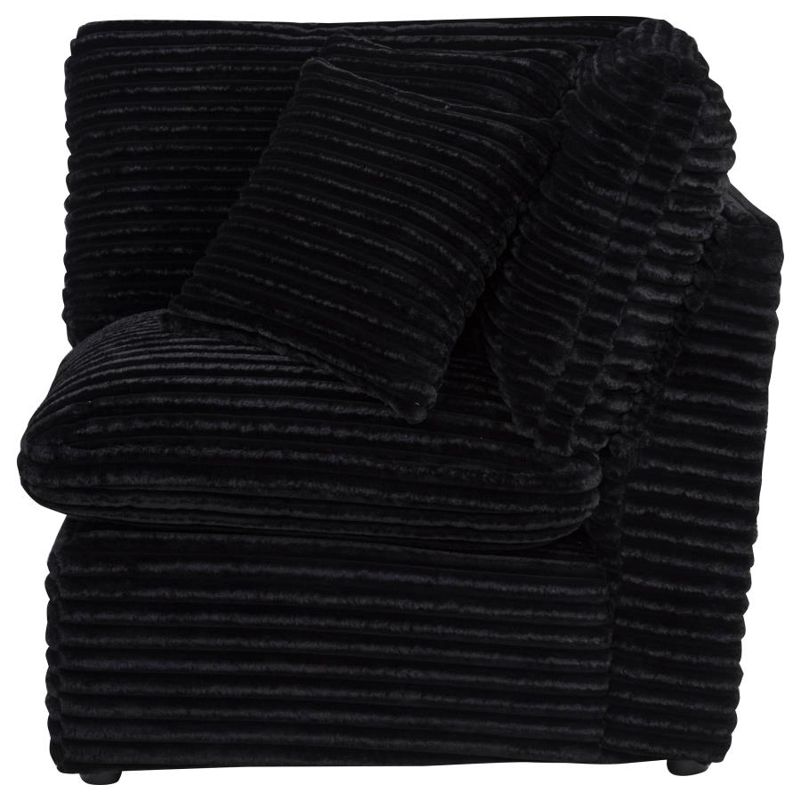 Collins Modular Corner Chair Black