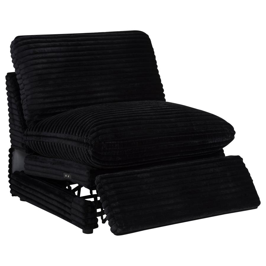 Collins 5-Piece Power Reclining Home Theater Seating Black