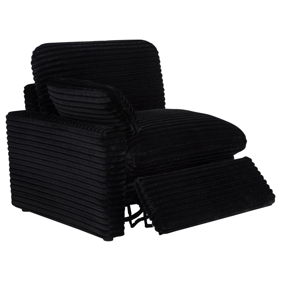 Collins 5-Piece Power Reclining Home Theater Seating Black