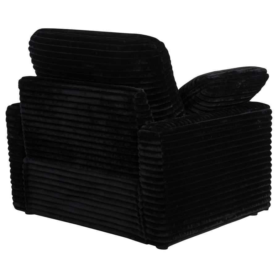 Collins Upholstered Power Recliner Chair Black