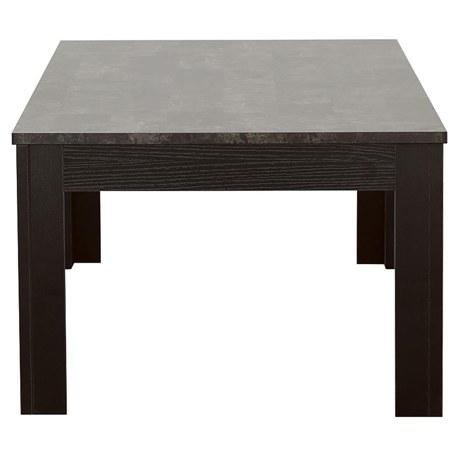 (image for) Rhodes 3-piece Faux Marble Top Coffee Table Set Grey