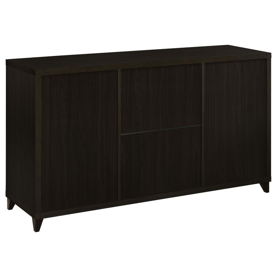 (image for) Lewes 2-door Engineered Wood 60" TV Stand Cappuccino