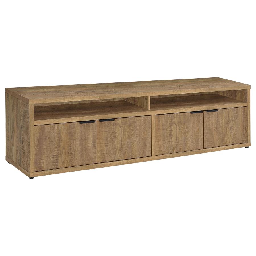 (image for) Tabby 79-inch 4-door Engineered Wood TV Stand Media Console Mango