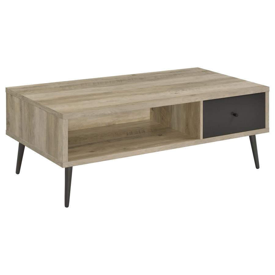 Welsh 2-piece Coffee and End Table Set Distressed Pine