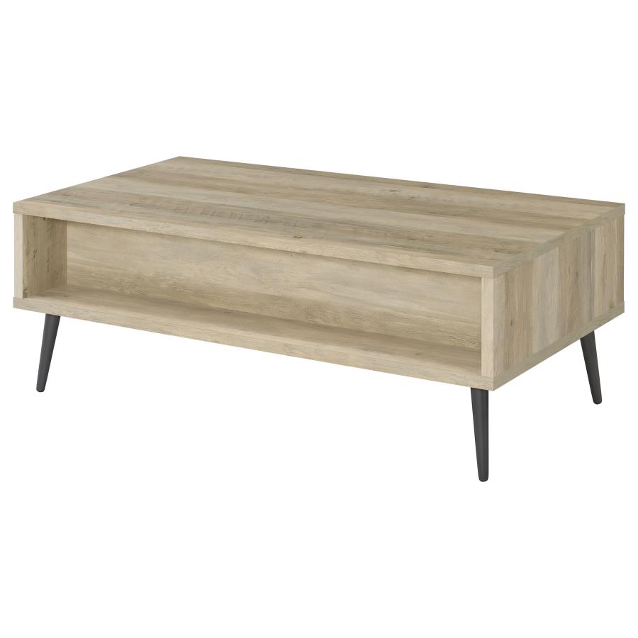 (image for) Welsh 1-drawer Engineered Wood Coffee Table Antique Pine