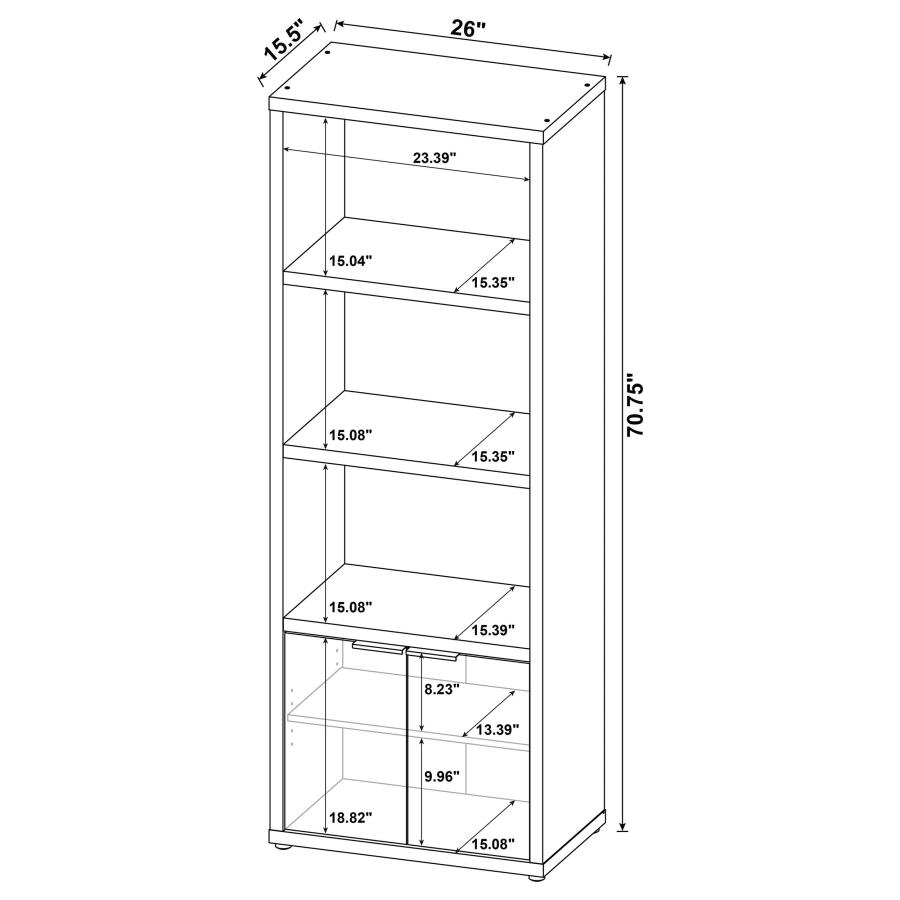 Modal Additional Images for Tabby 3-piece 60-inch TV Entertainment Center Mango