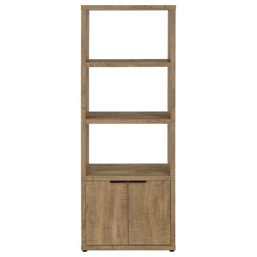 (image for) Tabby 3-shelf Engineered Wood Media Tower Mango