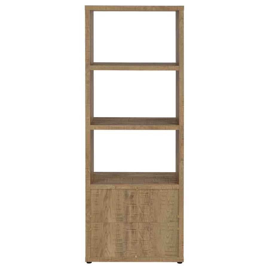 (image for) Tabby 3-shelf Engineered Wood Media Tower Mango