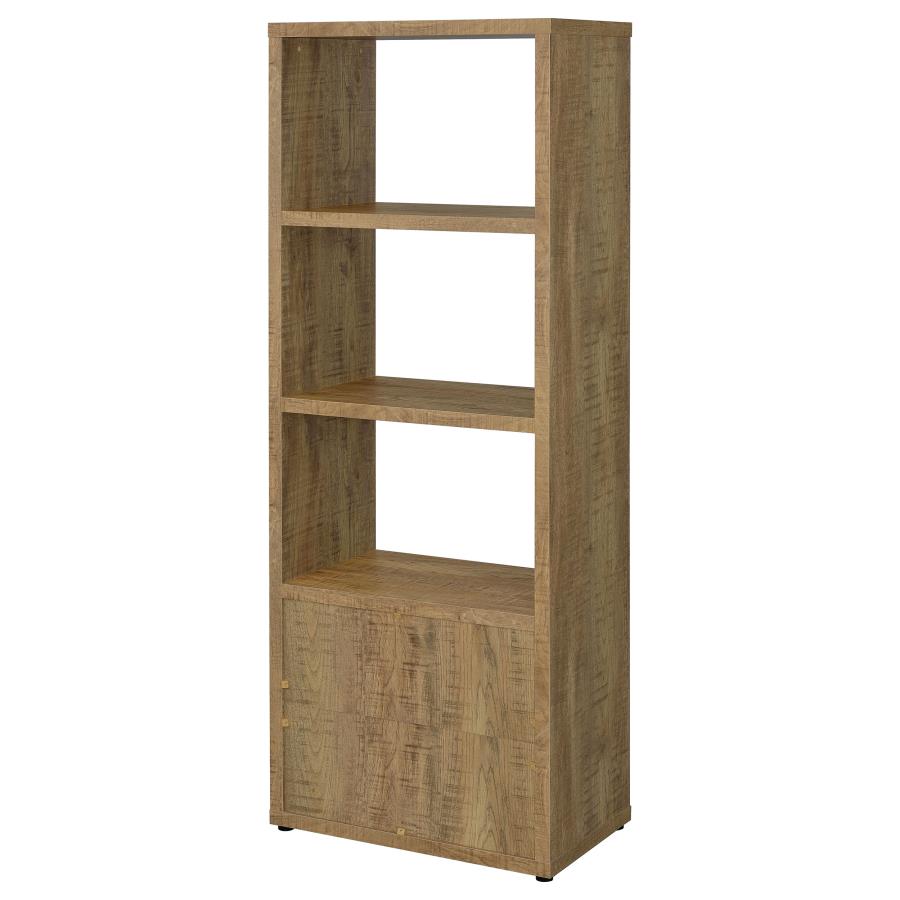 (image for) Tabby 3-shelf Engineered Wood Media Tower Mango