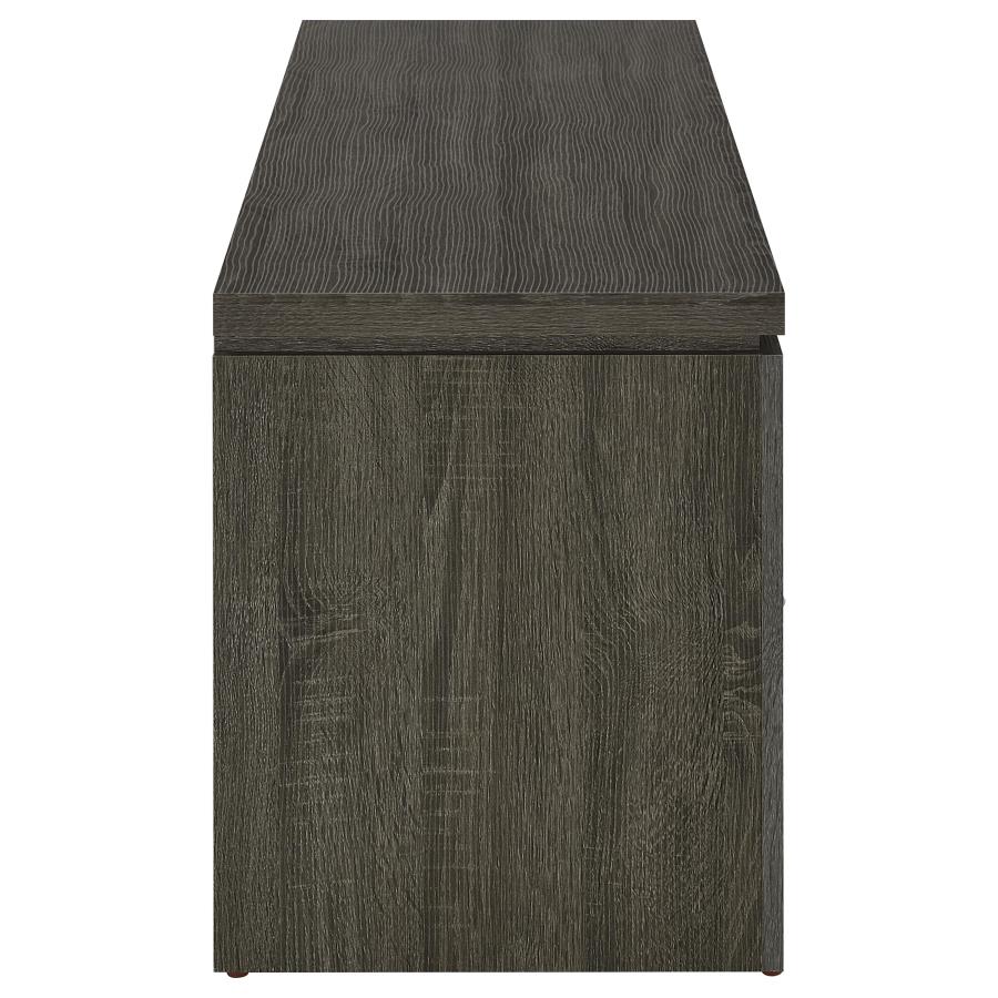 Elkton 2-drawer Engineered Wood 59-inch TV Stand Weathered Grey