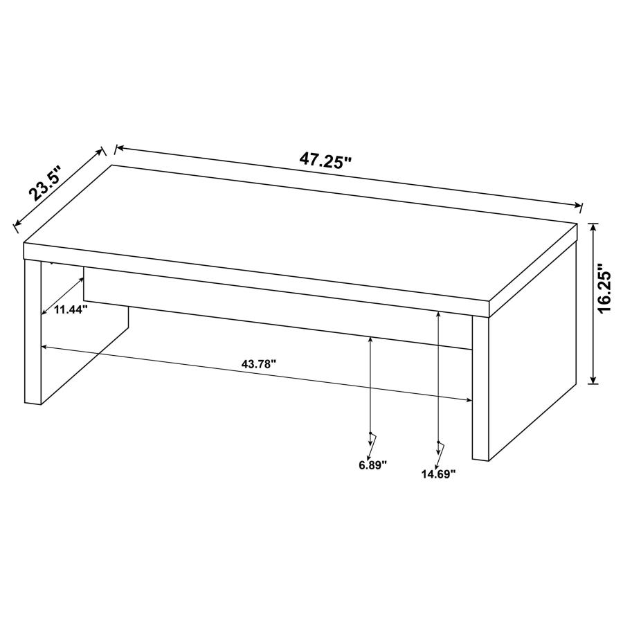 Modal Additional Images for Lynette 3-piece Rectangular Coffee and End Table Set Mango