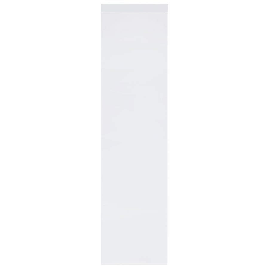 (image for) Jude 3-shelf Engineered Wood Media Tower High Gloss White