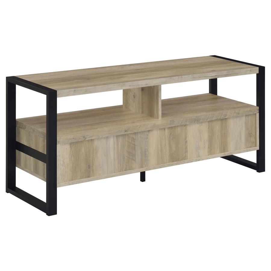 (image for) James 2-drawer Engineered Wood 48" TV Stand Distressed Pine