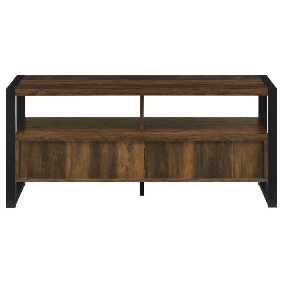 (image for) James 2-drawer Engineered Wood 48" TV Stand Dark Pine