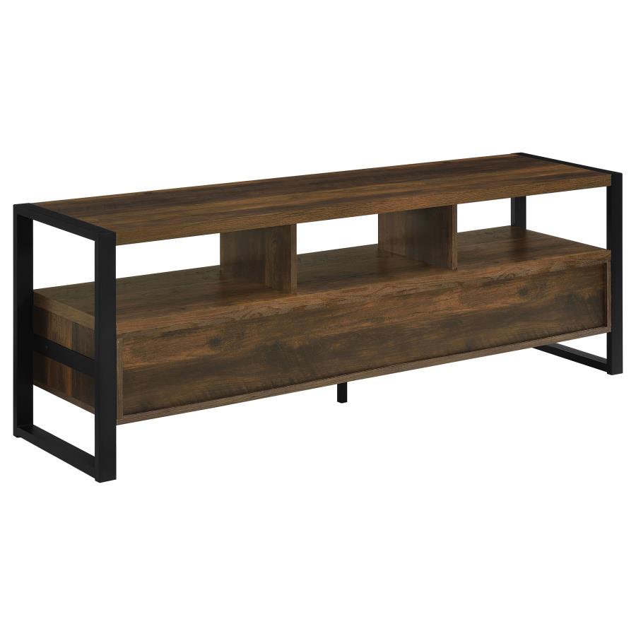 (image for) James 3-drawer Engineered Wood 60" TV Stand Dark Pine