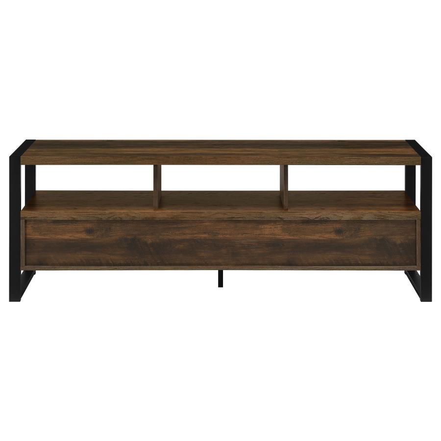 (image for) James 3-drawer Engineered Wood 60" TV Stand Dark Pine