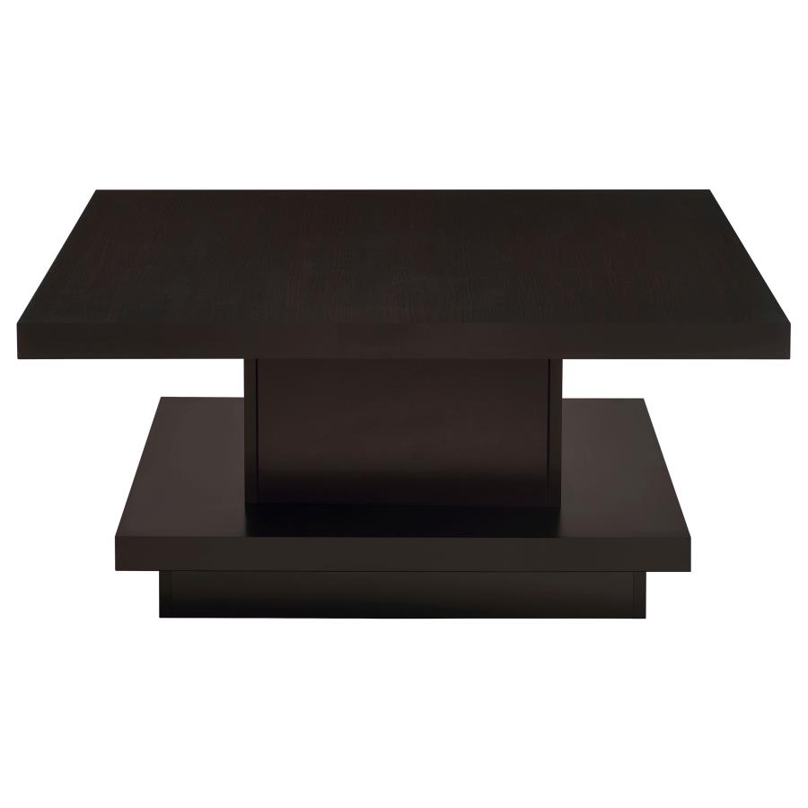 (image for) Reston Square Engineered Wood Coffee Table Cappuccino