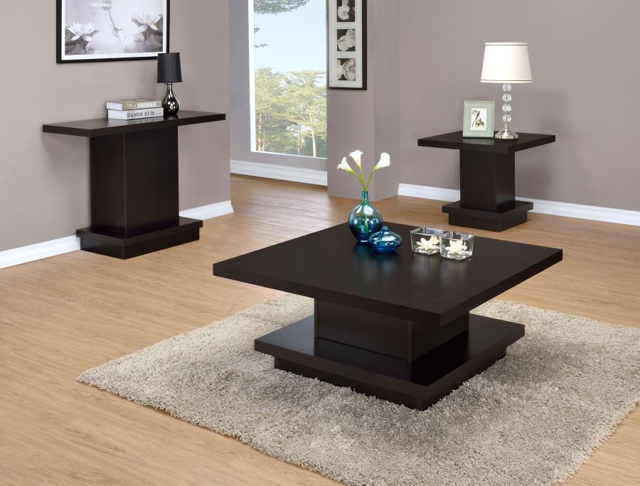 (image for) Reston Square Engineered Wood Coffee Table Cappuccino