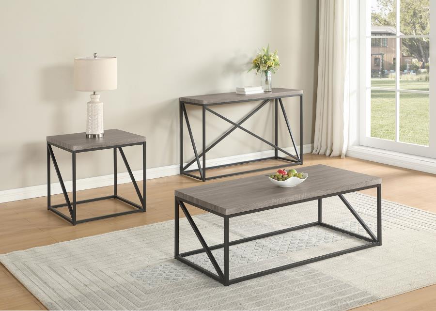 Modal Additional Images for Birdie Square Engineered Wood End Table Sonoma Grey