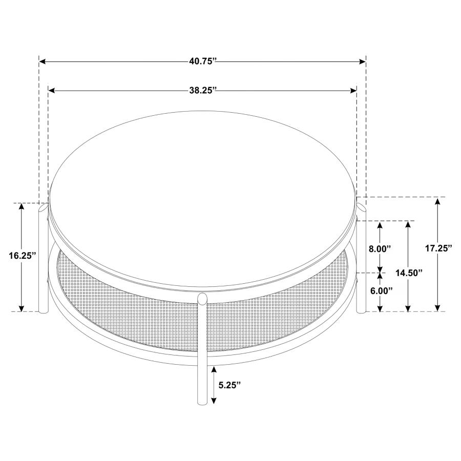 Modal Additional Images for Arini 2-piece Round Coffee and End Table Set Sand Wash