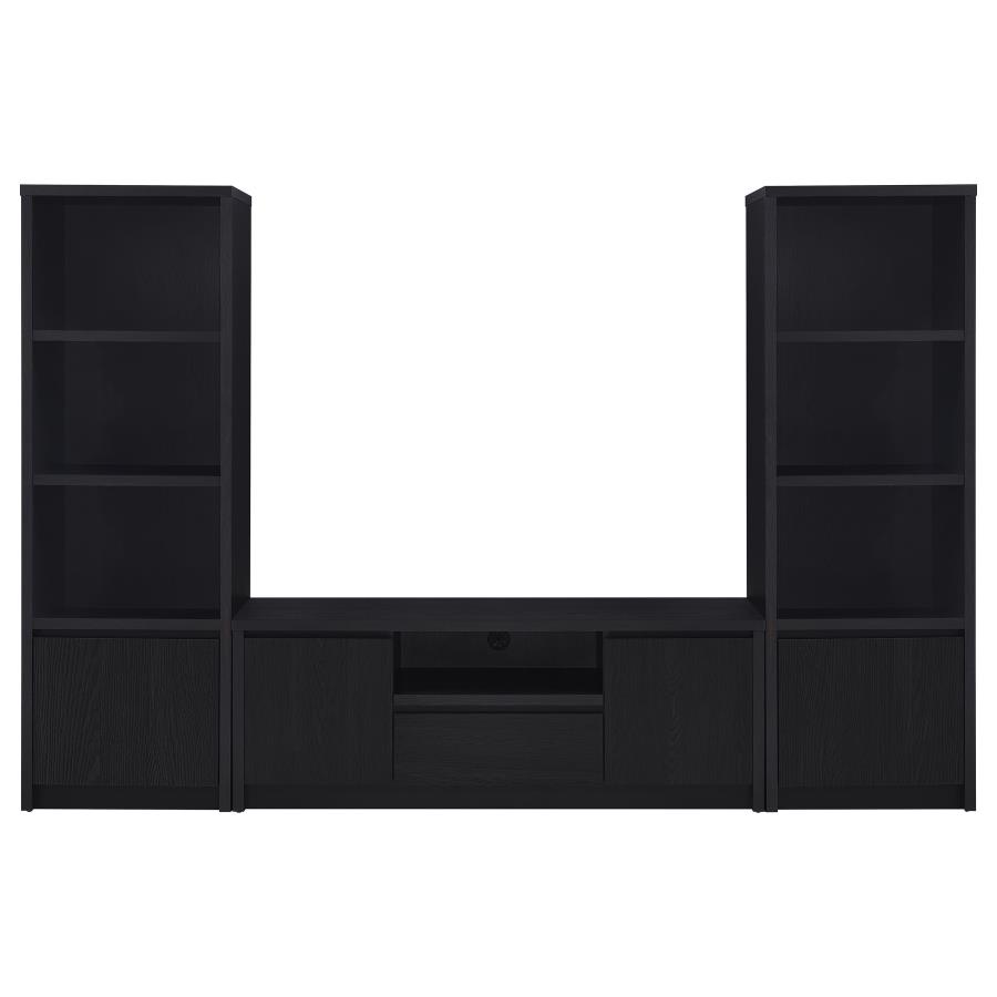 Modal Additional Images for Winfield 60-inch 2-door TV Stand Media Console Black