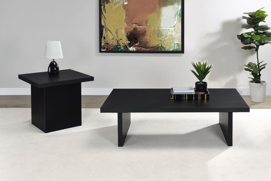 Modal Additional Images for Max Square Engineered Laminate End Side Table Black