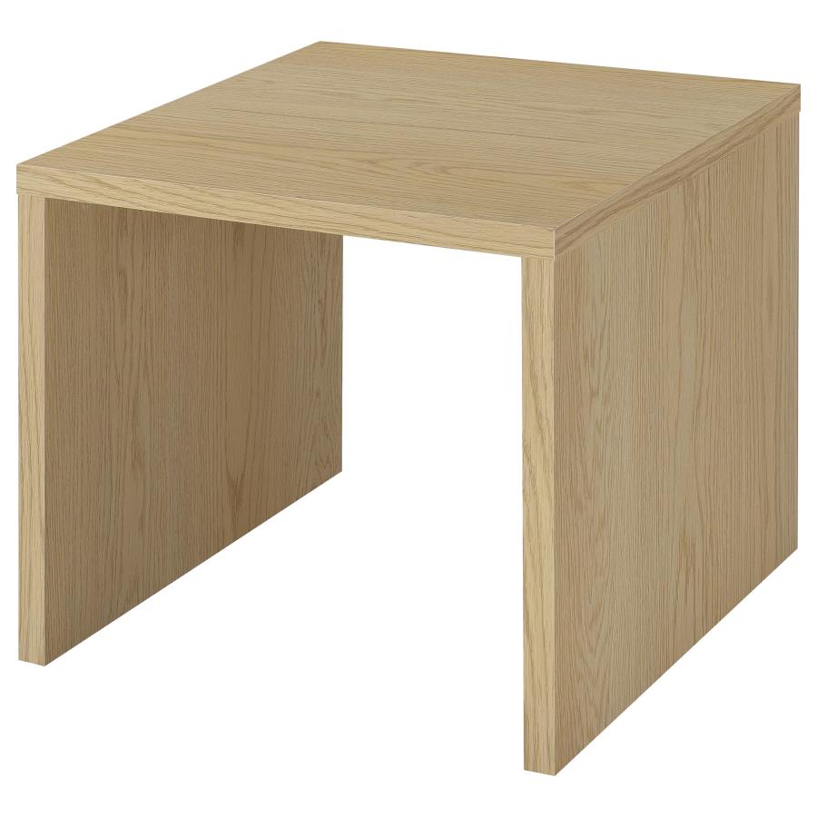Canoga 2-piece Lift Top Cocktail Coffee Table Set Light Oak