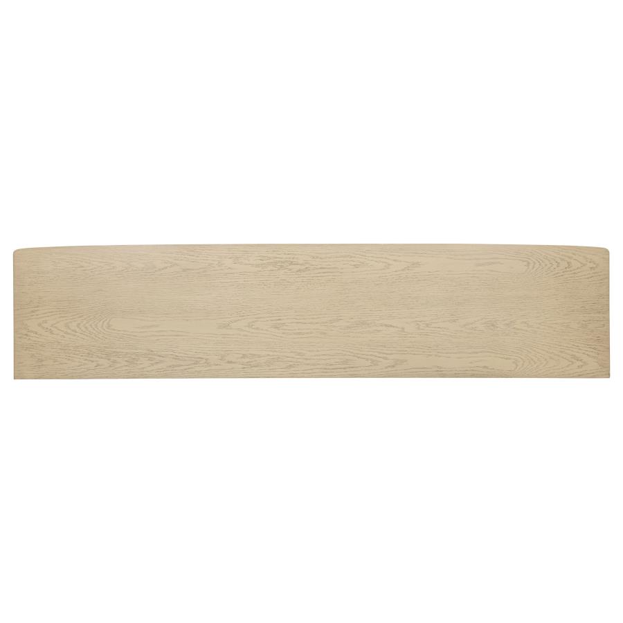 Kailani 79-inch 4-door Cane TV Stand Media Console Beige Oak