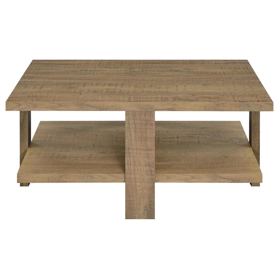Dawn 3-piece Round Coffee and End Table Set Mango Brown