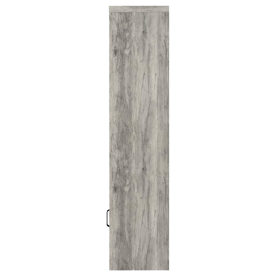 (image for) Burke 3-shelf Engineered Wood Media Tower Grey Driftwood