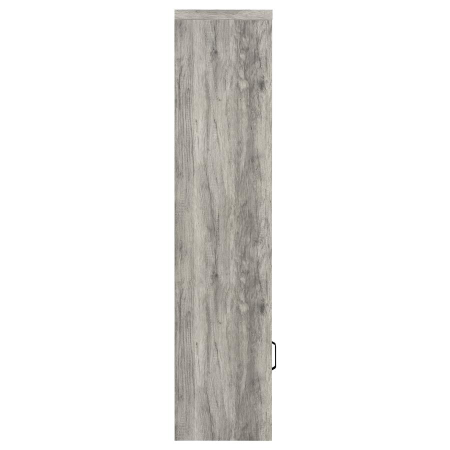 (image for) Burke 3-shelf Engineered Wood Media Tower Grey Driftwood