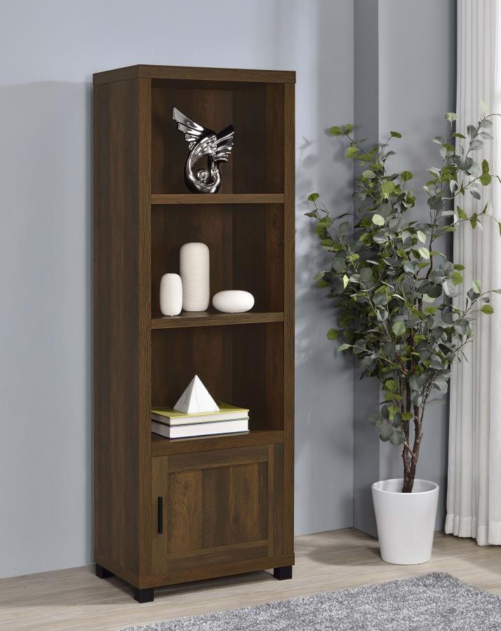 (image for) Sachin 3-shelf Engineered Wood Media Tower Dark Pine