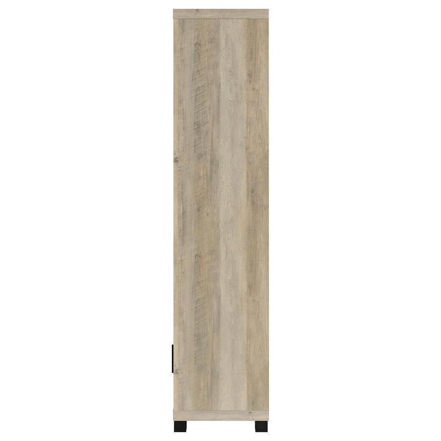 (image for) Sachin 3-shelf Engineered Wood Media Tower Distressed Pine