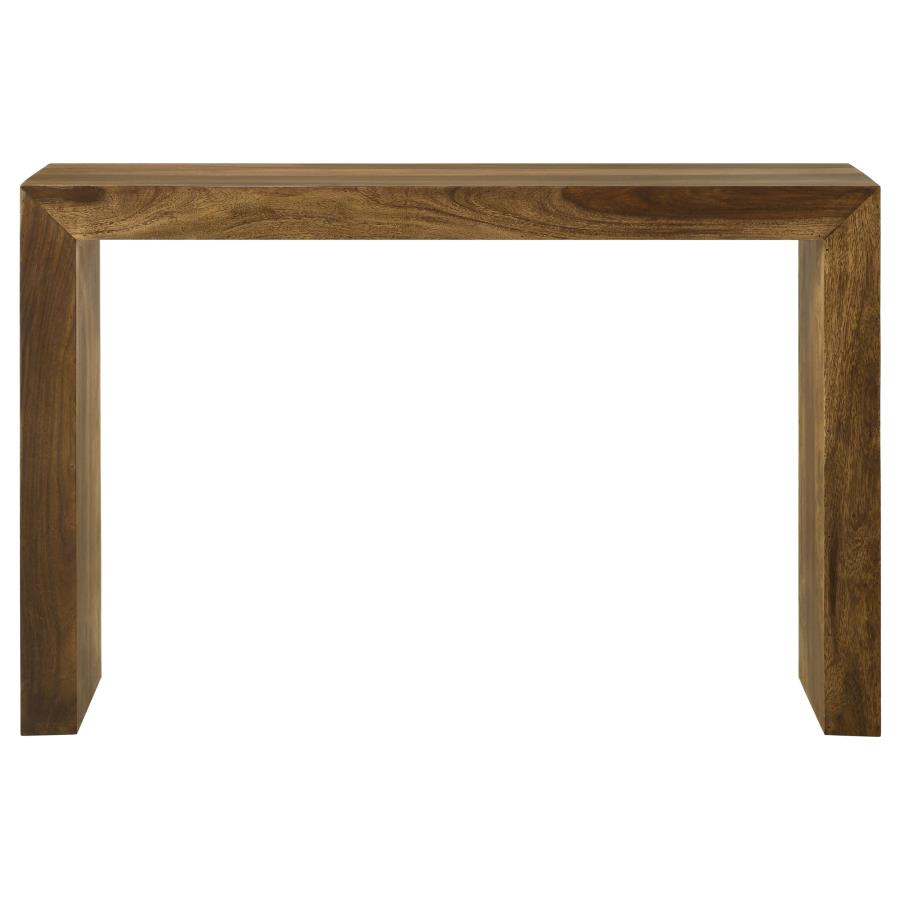 (image for) Odilia Rectangular Solid Wood Entryway Console Table Auburn